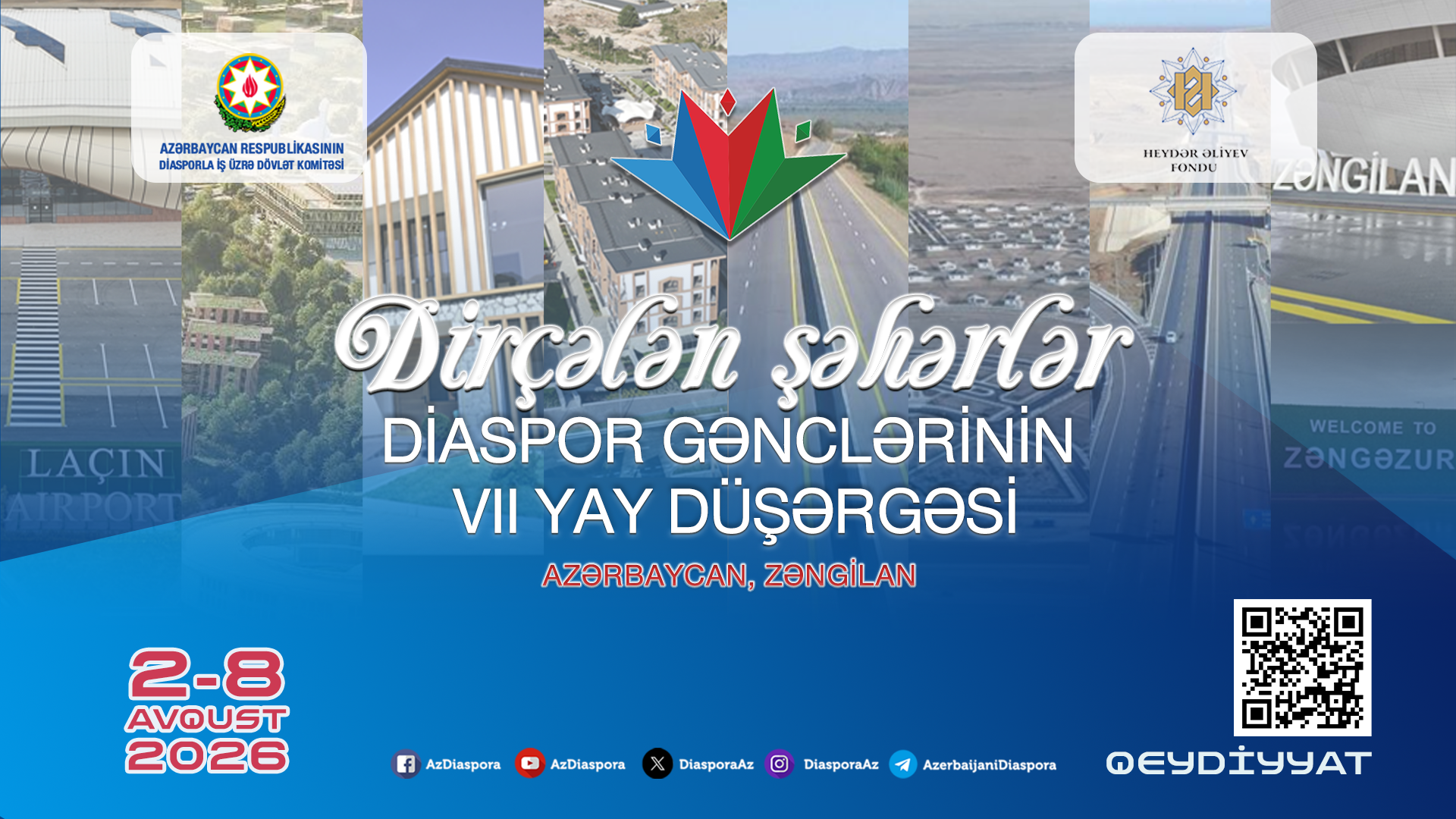 Diaspor Gənclərinin 7-ci Yay Düşərgəsi Zəngilanda keçiriləcək