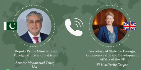 Pakistan və Britaniya XİN başçıları regional məsələləri müzakirə ediblər