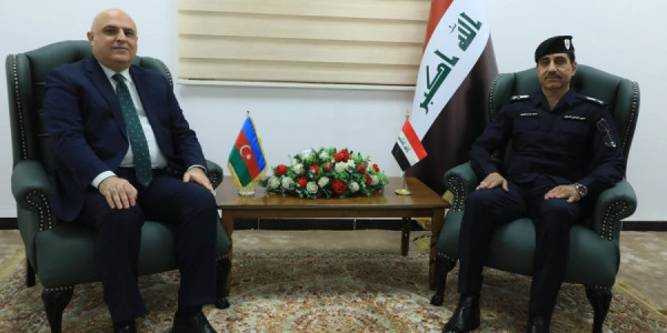 Eldar Səlimov İraq DİN-in generalı ilə görüşüb