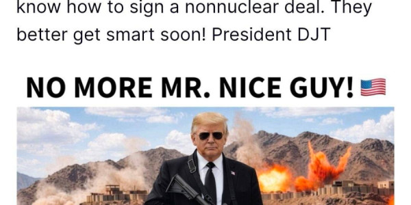 Trampdan İranla bağlı sərt mesaj: Ən qısa zamanda ağıllı davransınlar