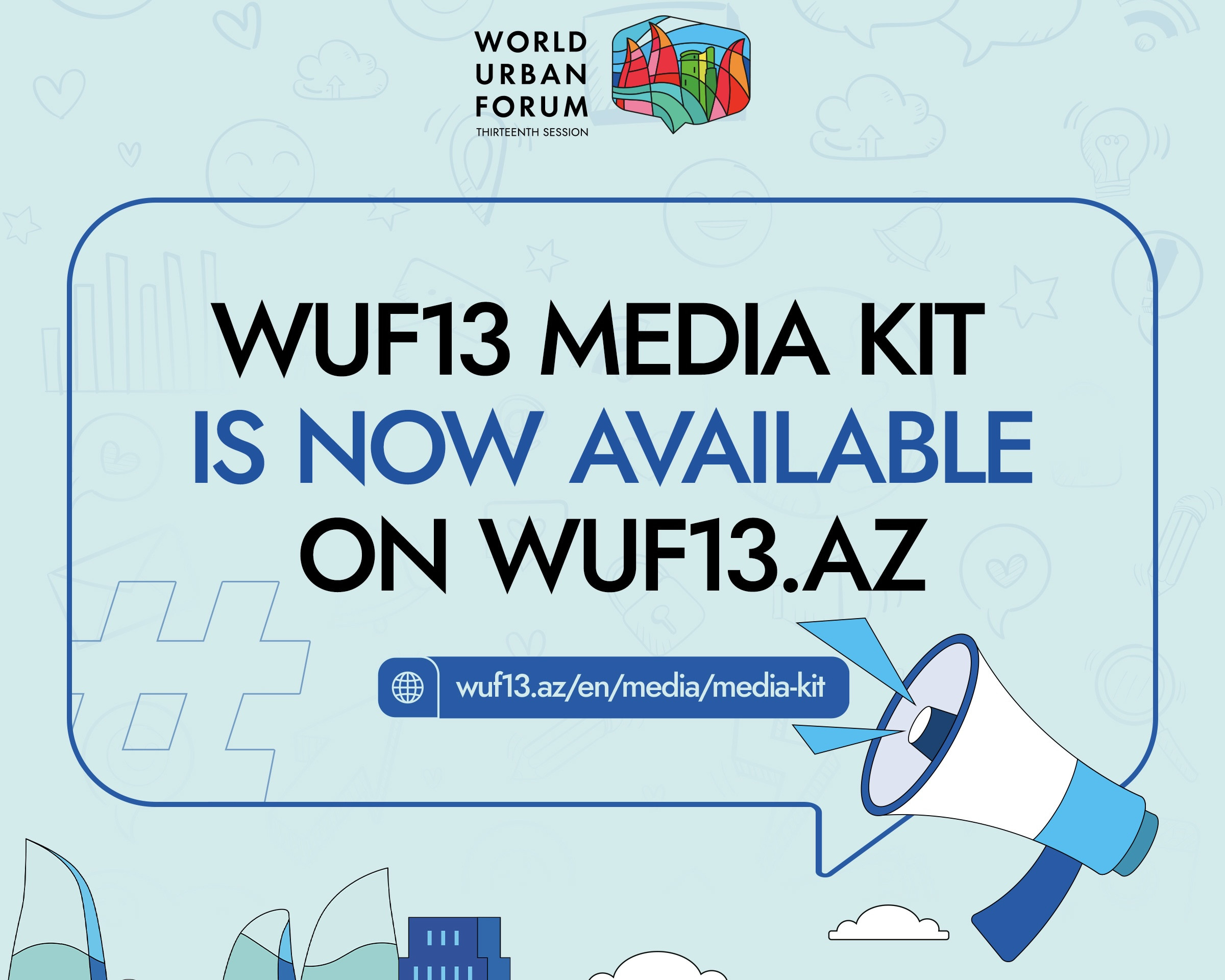 Media nümayəndələri üçün "WUF13 Media Kit" hazırlanıb
