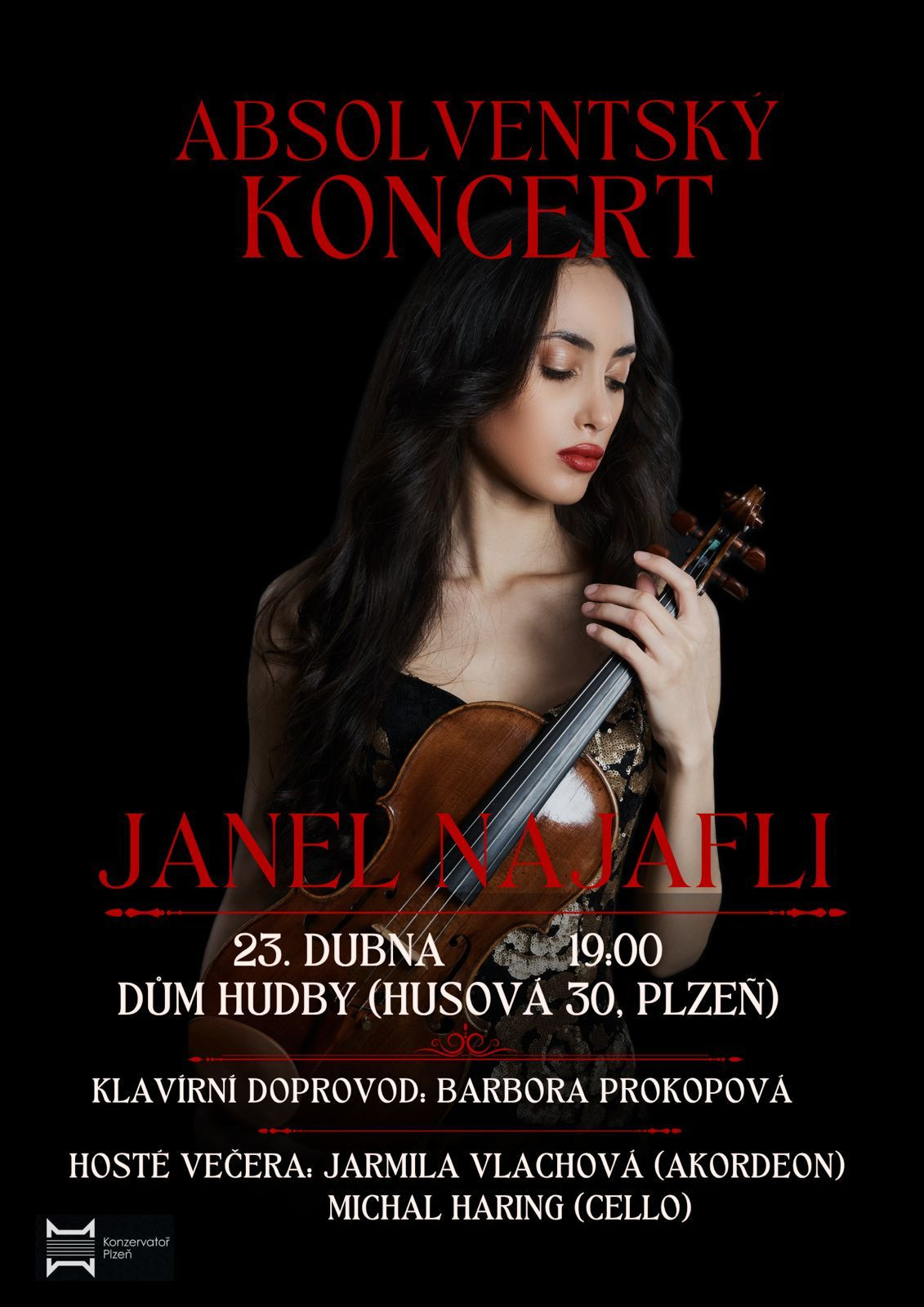 Çexiyada skripkaçı Canel Nəcəflinin konserti keçirilib