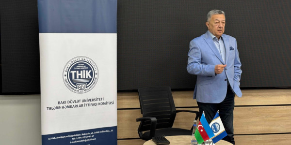 BDU-da "Professor Nəsir İmanquliyev dərsləri": Əməkdar jurnalist Elçin Şıxlı ilə görüş