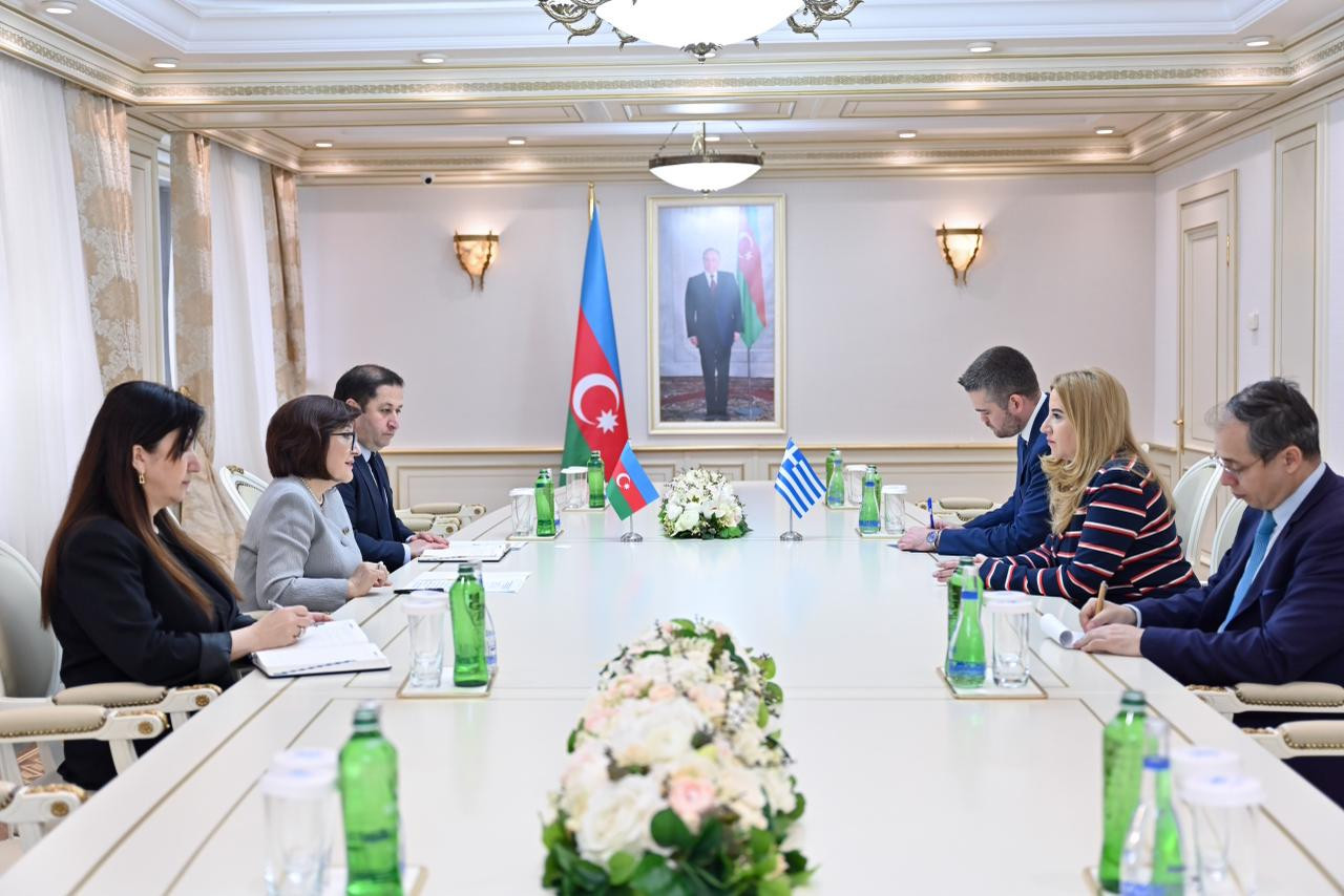 Sahibə Qafarova Yunanıstan səfiri ilə əməkdaşlıq məsələlərini müzakirə etdi