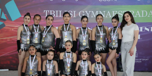 GAİM gimnastları Tbilisidəki festivalda uğurla çıxış edib