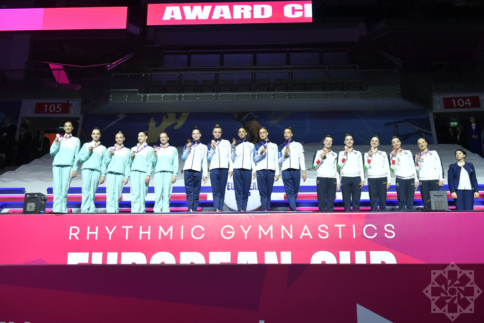 Bədii gimnastika üzrə Avropa Kubokunda növbəti mükafatçılar bəlli olub