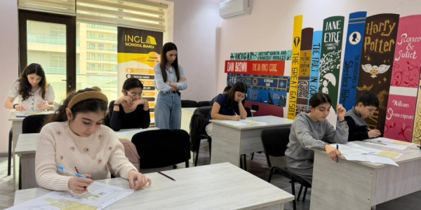 Ingla School Baku-da Heydər Əliyevin 103 illiyinə həsr olunmuş riyaziyyat olimpiadası keçirildi