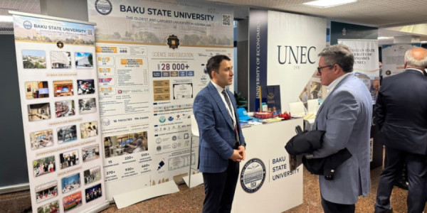 BDU Avropa Universitetləri Sammitində Azərbaycanı öz stendi ilə təmsil edir
