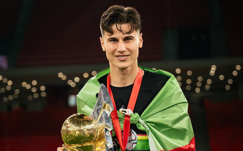 Azərbaycanlı futbolçu Albaniya çempionatının oyununda qol vurub