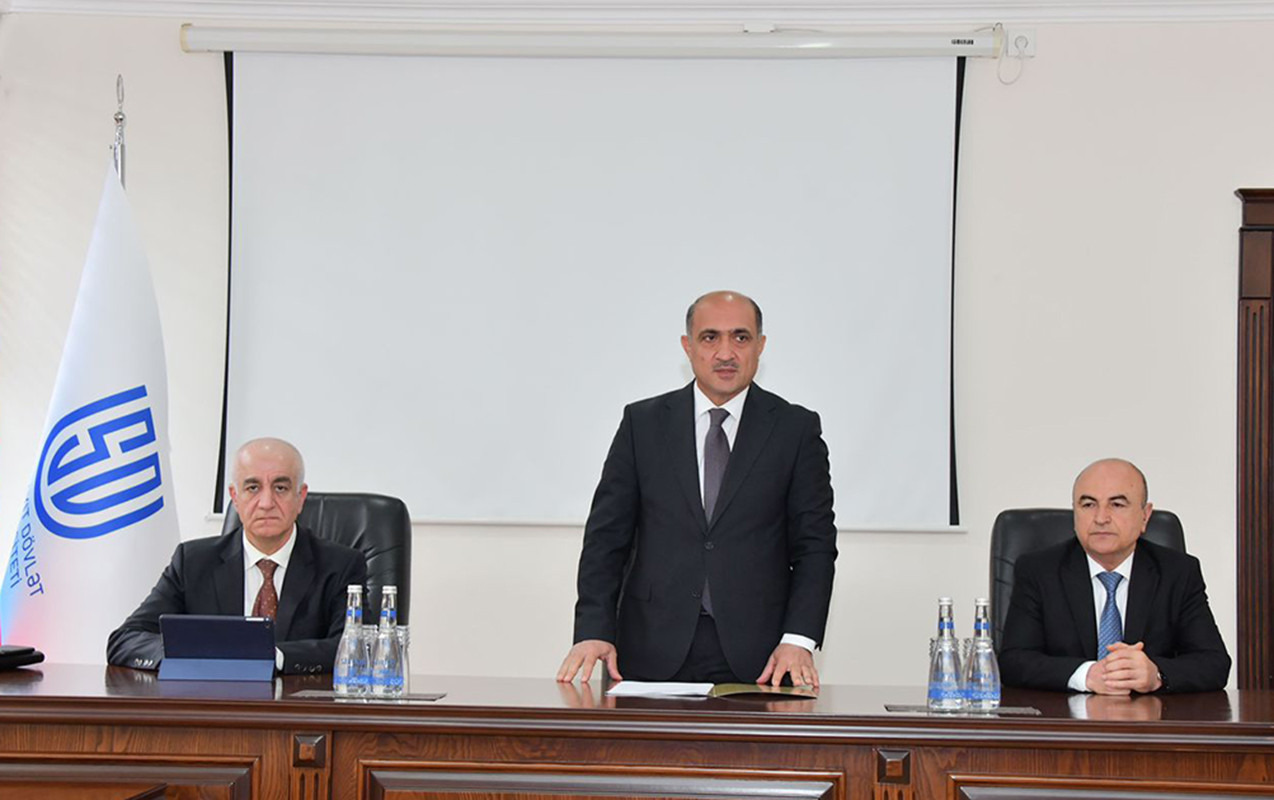 SDU-nun yeni rektoru kollektivə təqdim olundu -