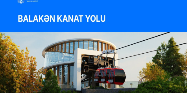 Balakəndə kanat yolunun inşasına başlanılıb -