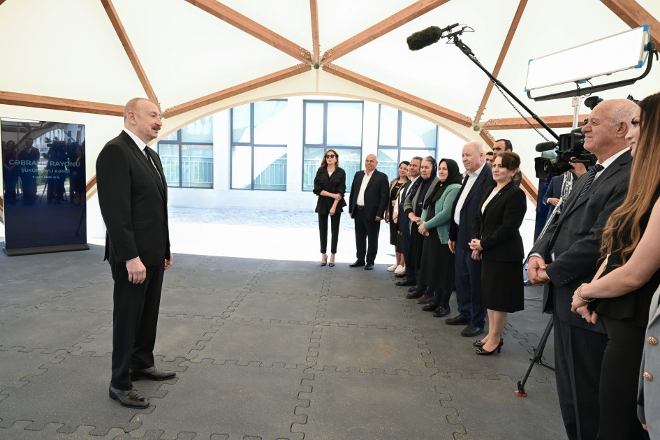 İlham Əliyev: Cəbrayıl rayonunun Şükürbəyli kəndinin ikinci mərhələsi də nəzərdə tutulur