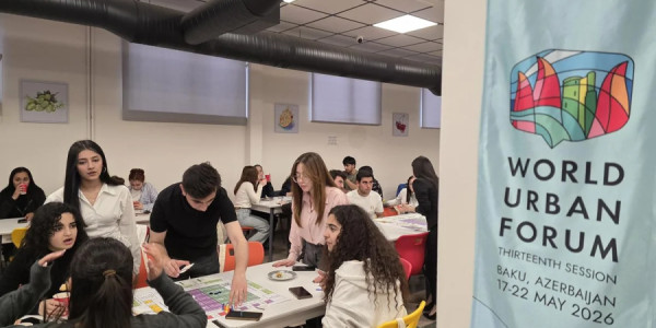 WUF13 çərçivəsində Qarabağ Universitetinin tələbələri üçün təlim keçirilib