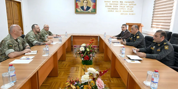 Litva Hərbi Akademiyasının nümayəndə heyəti Azərbaycanda səfərdədir