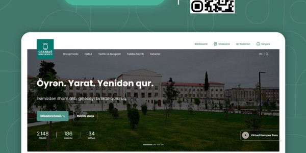 Qarabağ Universitetinin yeni rəsmi veb-saytı istifadəyə verilib