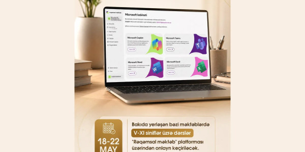 WUF13 müddətində Bakı məktəblərində tədris “Rəqəmsal məktəb” üzərindən aparılacaq