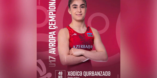 Azərbaycan güləşçisi Xədicə Qurbanzadə Avropa çempionatında finala yüksəlib
