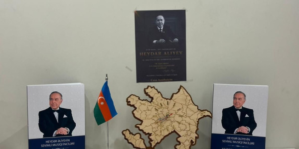 Barselonada Ulu Öndər Heydər Əliyevə həsr olunan guşə yaradılıb
