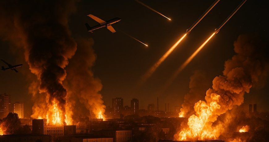 Rusiya  Ukraynaya İran dronları ilə rekord hücum edib