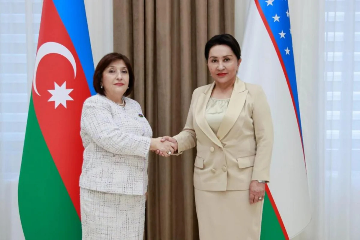 Sahibə Qafarova Özbəkistan Ali Məclisi Senatının sədri ilə görüşüb