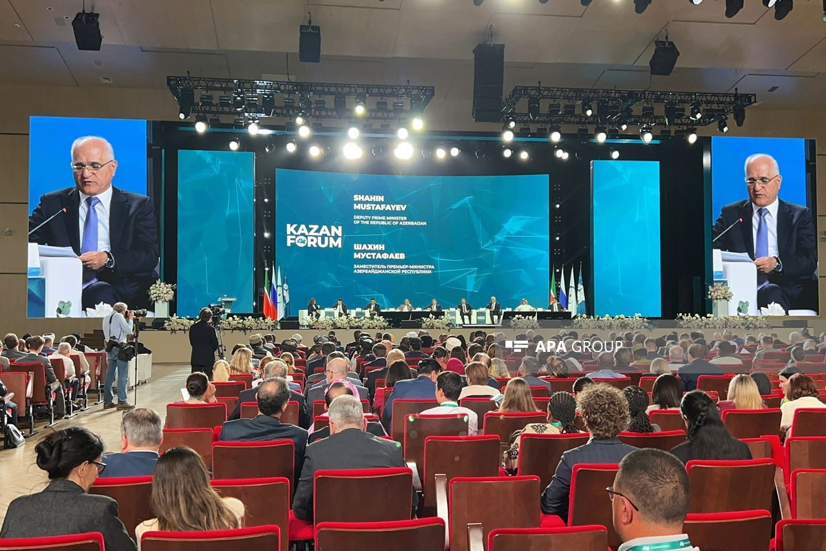 Azərbaycan XVII Kazan Beynəlxalq İqtisadiyyat Forumunda təmsil olunub
