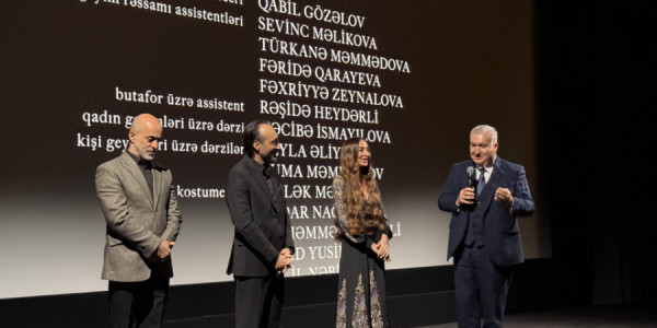 Arzu Əliyeva Londonda “Tağıyev: Neft” bədii filminin təqdimatında iştirak edib