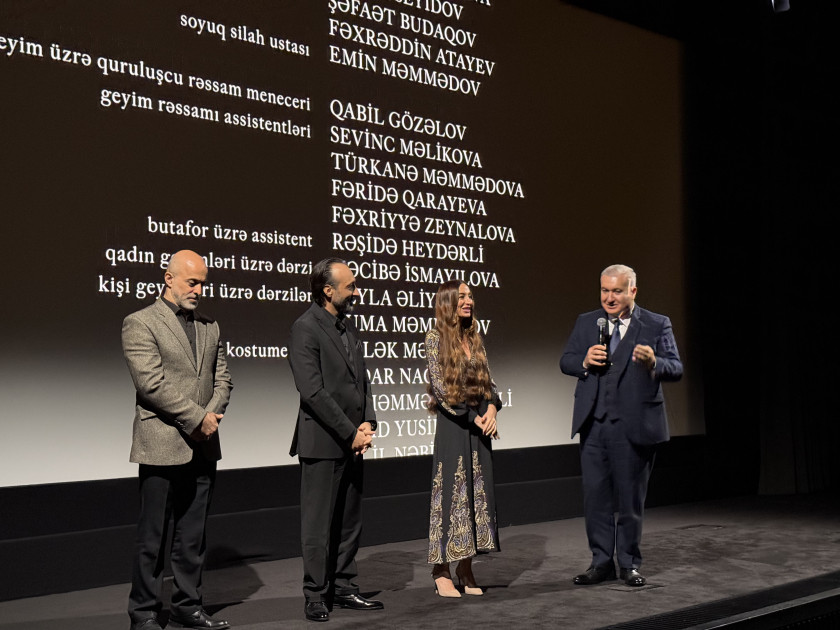 Arzu Əliyeva Londonda “Tağıyev: Neft” bədii filminin təqdimatında iştirak edib
