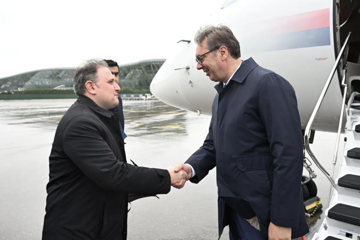 Serbiya Prezidenti Azərbaycana gəlib