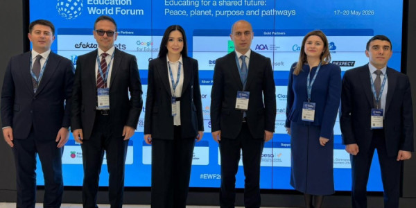 Elm və təhsil naziri Dünya Təhsil Forumunda iştirak edir