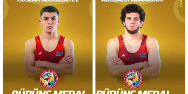 İki sərbəst güləşçimiz Rusiyadakı turnirdə bürünc medal qazanıb