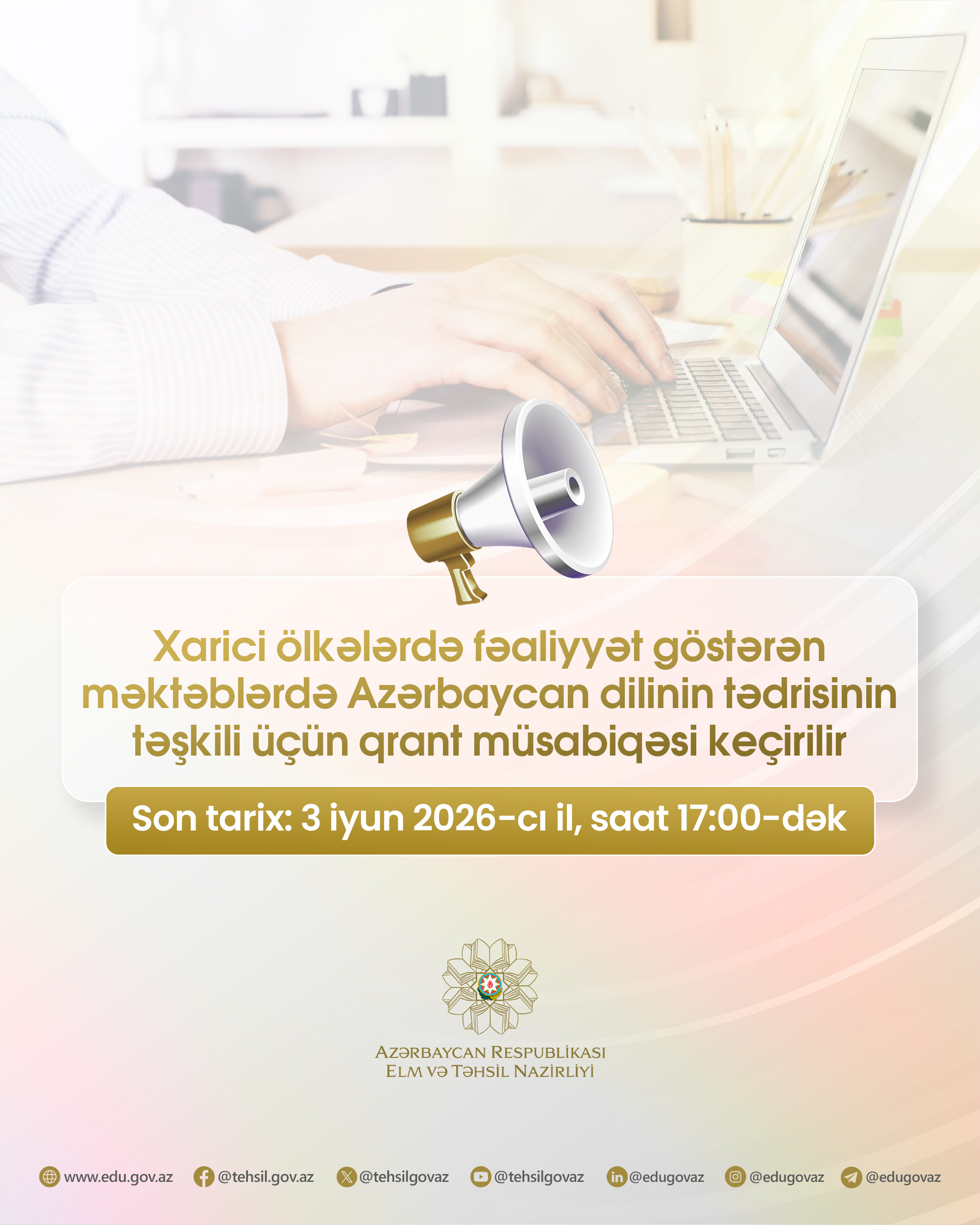 Xaricdə Azərbaycan dili tədrisi üçün böyük qrant müsabiqəsi elan edilib