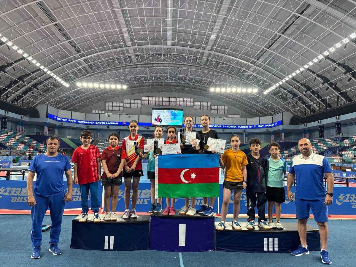 Azərbaycan stolüstü tennisçiləri beynəlxalq turnirdə 4 medal qazanıblar