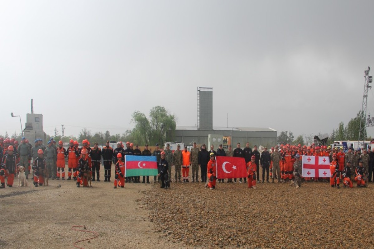 FHN əməkdaşları Türkiyə-Azərbaycan-Gürcüstan SAR təlimində iştirak edib