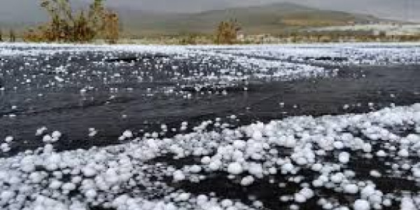 Xankəndiyə güclü yağış, Xocalıya isə dolu yağıb