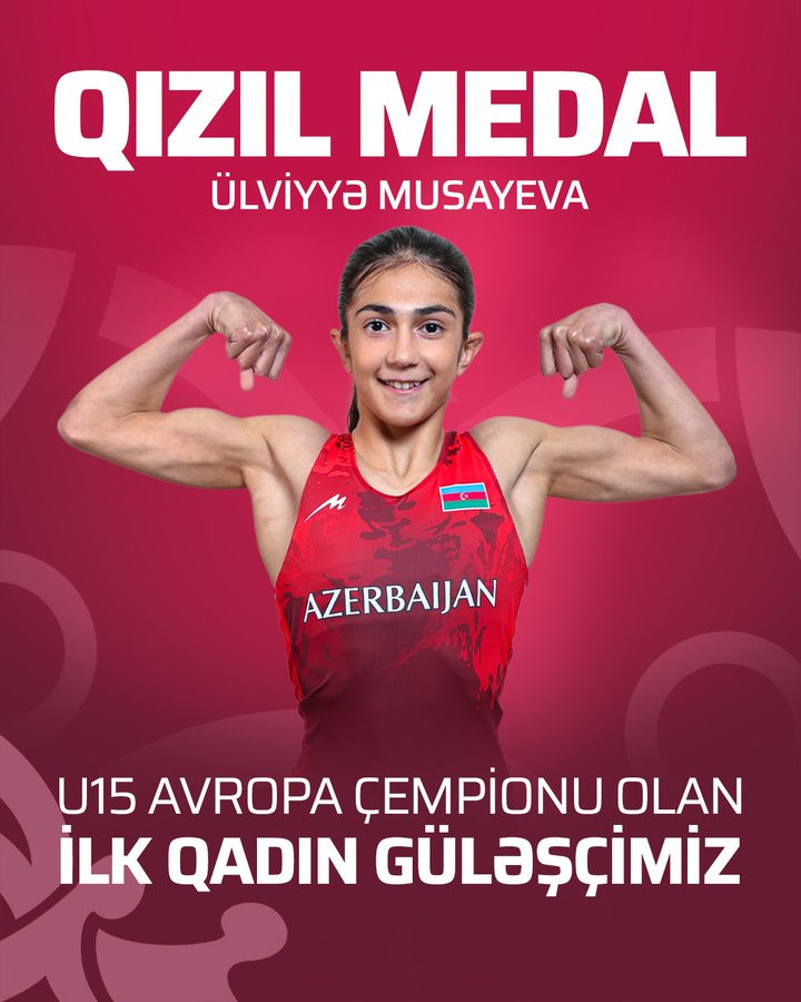 Mikayıl Cabbarov U15 Avropa çempionatında qızıl medal qazanan idmançını təbrik edib