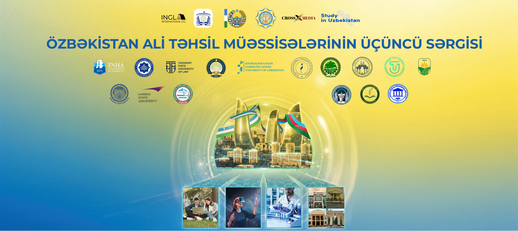 Bakıda Özbəkistan Ali Təhsil Müəssisələrinin III Təhsil Sərgisi keçirilir -