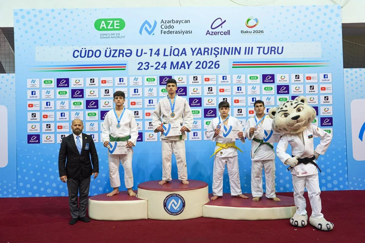 Bakıda cüdo üzrə U-14 yeniyetmələr arasında Liqa yarışı başa çatıb