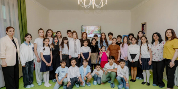 Leyla Əliyeva və Alona Əliyeva "Tut Əlimdən" Uşaqlar üçün Sosial Reabilitasiya Mərkəzini ziyarət ediblər