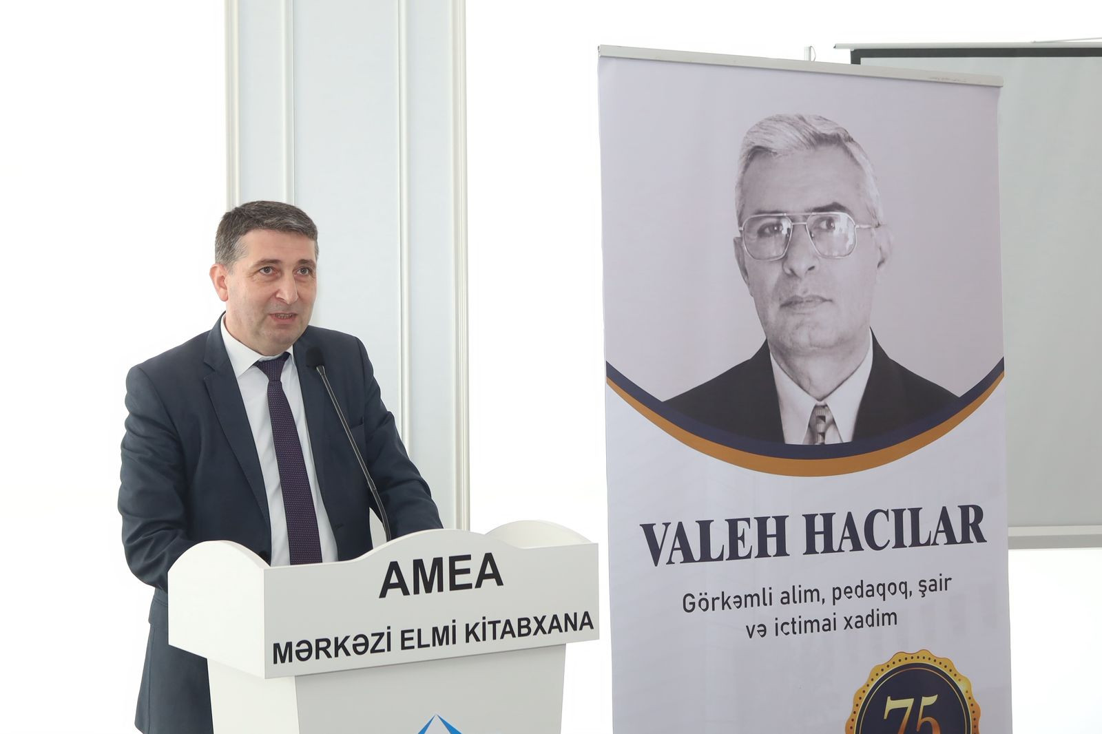 Professor Valeh Hacıların 75 illik yubileyi qeyd olundu