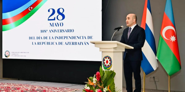 Kubada Azərbaycanın Müstəqillik Günü münasibəti ilə rəsmi qəbul keçirilib