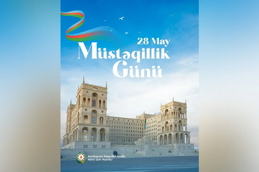 XİN Azərbaycan xalqını Müstəqillik Günü münasibətilə təbrik edib