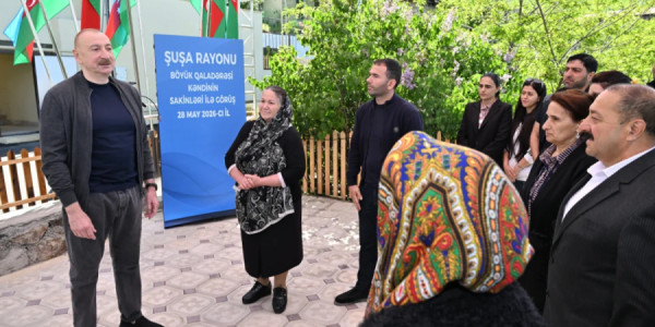 Azərbaycan Prezidenti: Müstəqillik Gününü azad olunan ərazilərdə qeyd etməyim ənənəyə çevrilib