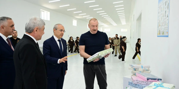 Xocalıda "Qarabağ Tekstil Evi" MMC istifadəyə verilib