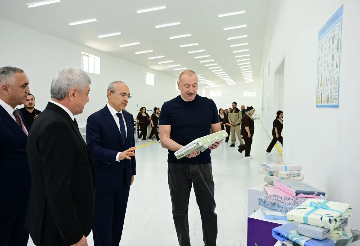 Xocalıda "Qarabağ Tekstil Evi" MMC istifadəyə verilib