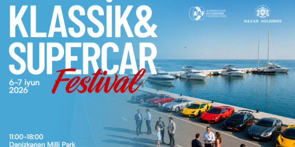 Bakı bulvarında klassik və sürət avtomobillərinin festivalı təşkil olunacaq