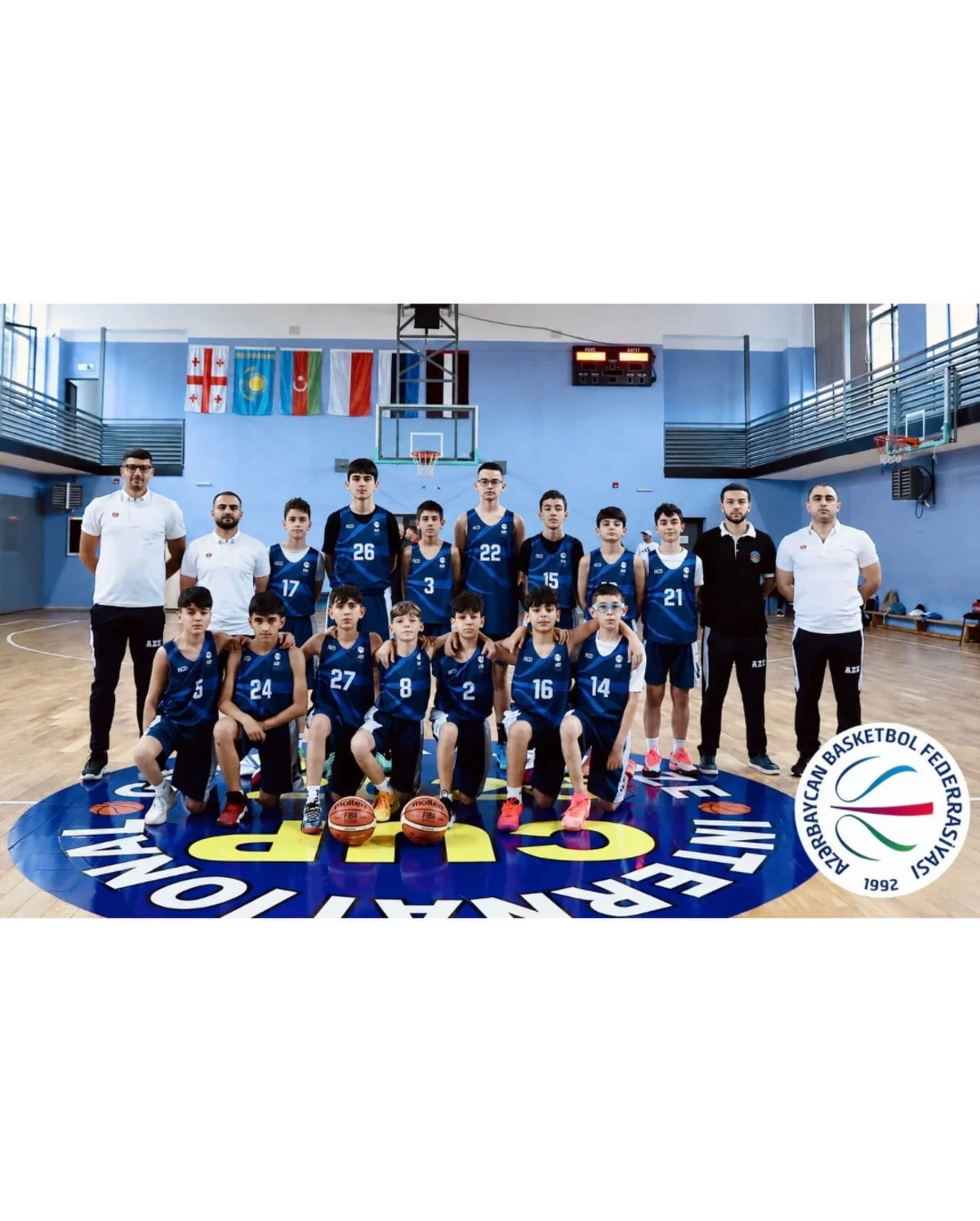Azərbaycanın 12 yaşadək basketbol millisi turnirə qələbələrlə başlayıb