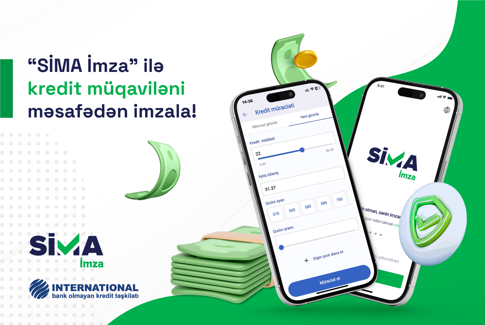 Bağlamaları bəyan etmək artıq daha asandır: “SİMA İmza”