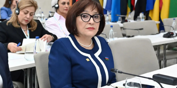 Sahibə Qafarova Belqradda Azərbaycanda gender sahəsində əldə olunan nailiyyətlərdən danışıb