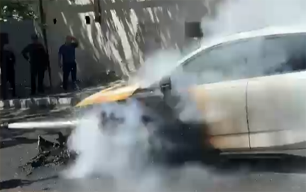 Yasamalda "Changan" yanıb