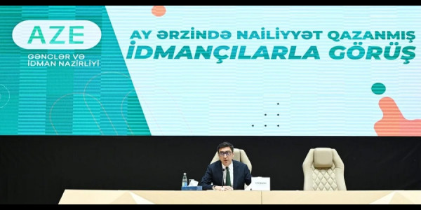 Fərid Qayıbov Azərbaycanı beynəlxalq yarışlarda uğurla təmsil etmiş idmançılarla görüşüb